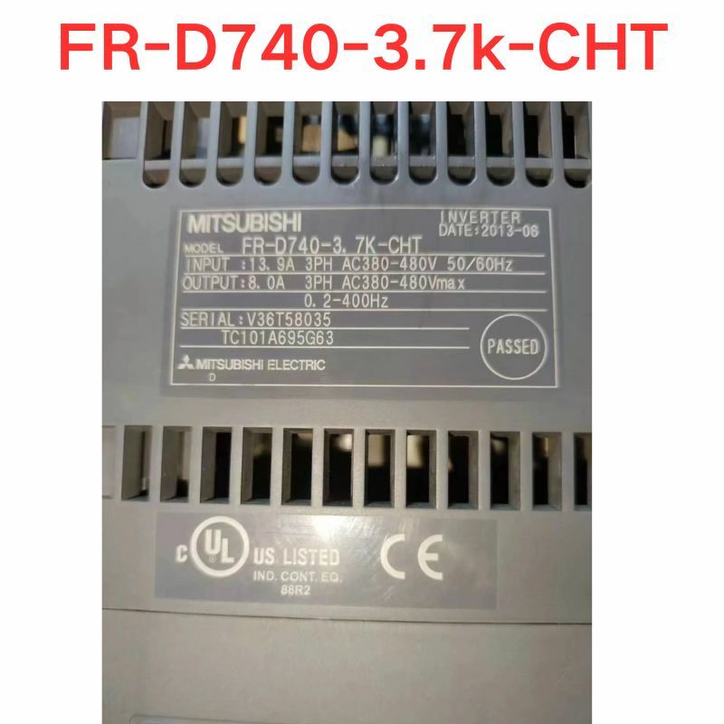 Używany test funkcjonalny przetwornica częstotliwości FR-D740-3.7k-CHT OK