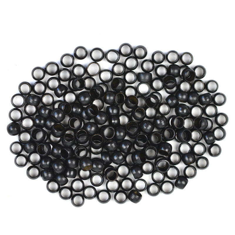 200 stücke 3,0mm Haar ringe Perlen ohne Silikon für Haar verlängerungen Mikro-Haar verlängerungen Ringe/Glieder/Perlen Haar verlängerung werkzeuge