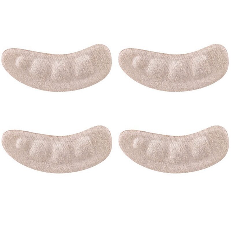 2 Pairs Wear-Resistant Non-Slip Shoe Stickers Breathable Forefoot Pads Self-Adhesive Foot Pads Invisible Heel Stickers