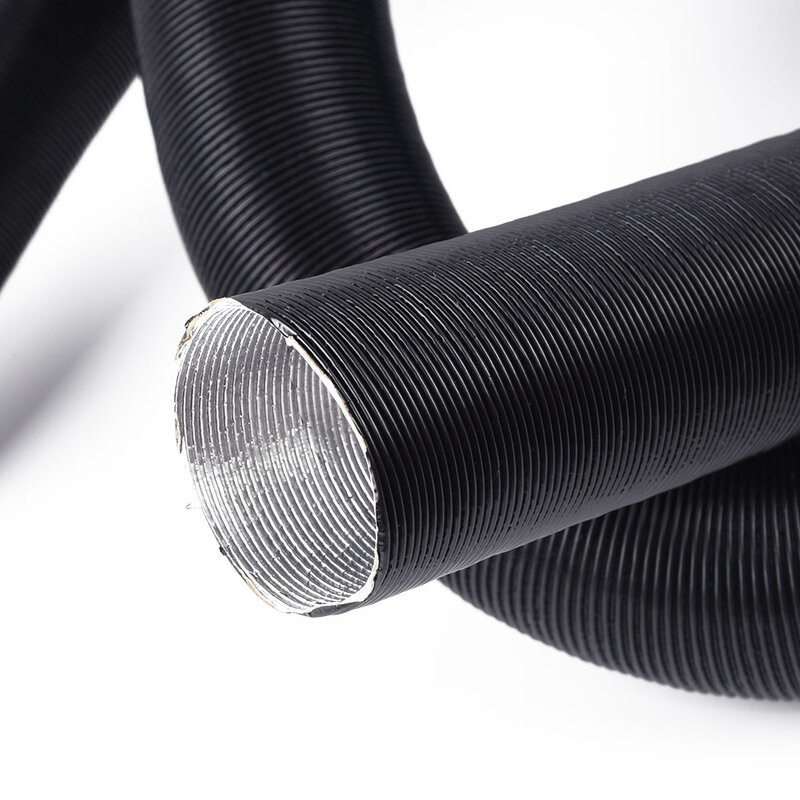 Aluminium foil pemanas saluran otomatis hitam pendingin mobil Ducting Diesel pengganti panas berguna