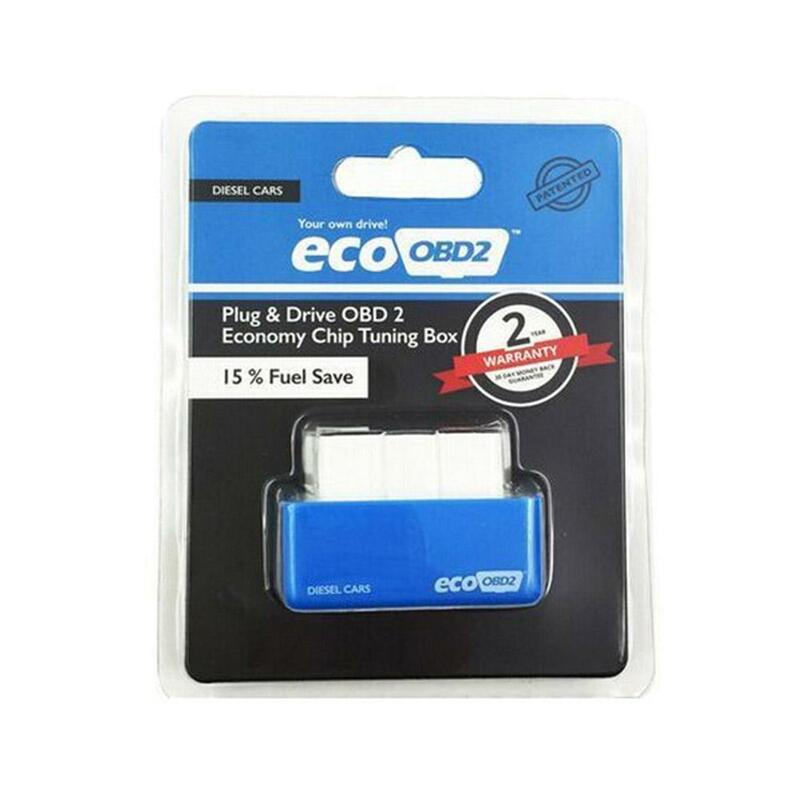 Ecoobd2 15% Brandstof Bespaar Meer Power Chip Tuning Box Eco Obd2 Voor Diesel Benzine Benzine Auto Plug & Driver 2 Kleuren