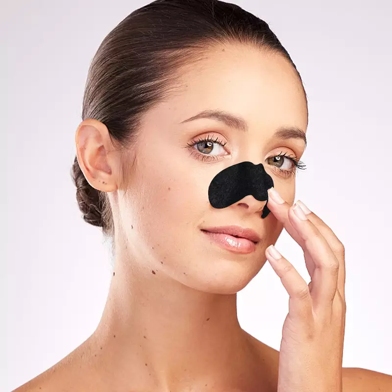 Nariz Blackhead Remover Máscara de Limpeza Profunda Shrink Pore Acne Tratamento Máscara Cuidados Com A Pele Nariz Pontos Pretos Pore Tiras 10/20/30PCS