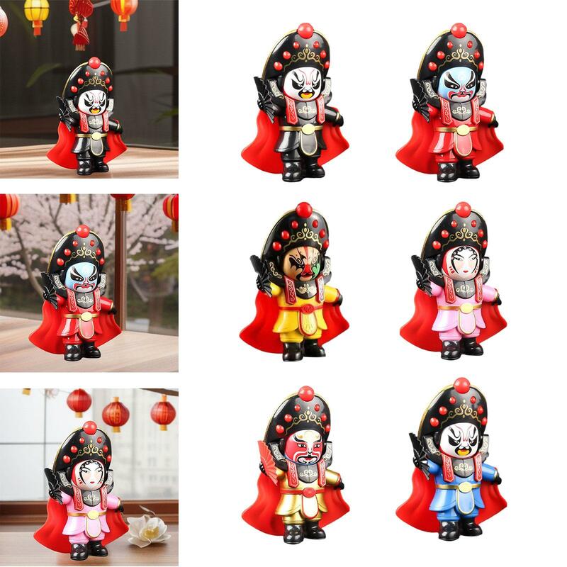 Chinese Opera Doll Statue Traditional Children Toys Lightweight Sichuan Opera