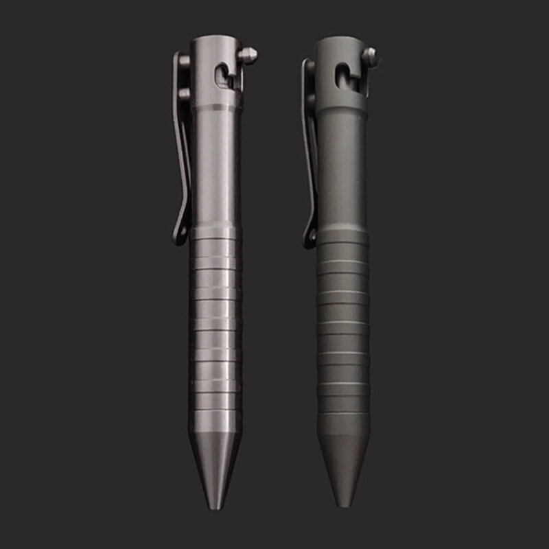 High Quality Metal Self Defense Tactical Pen Bolt Action Business Signature Ballpoint Pen Emergency Glass Breaker Survival Kits