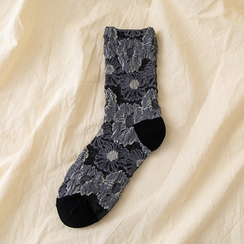 1 пара, высококачественные классические женские носки в Корейском стиле, носки с подсолнухами, женские милые носки, весна-осень, носки в стиле Харадзюку, повседневные носки