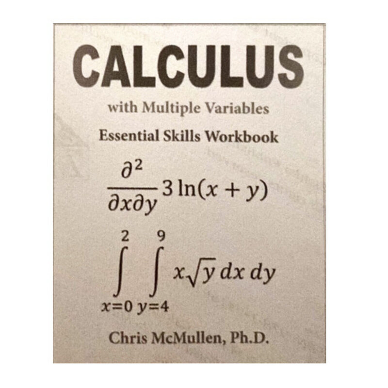 Cálculo com Essential Skills Workbook, Várias variáveis