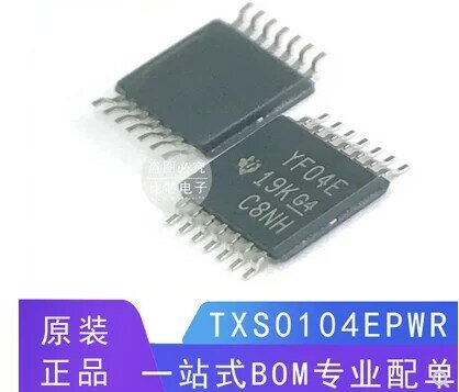 Original TXS0104 TXS0104EPWR TXS0104E YF04E TSSOP-14 chipset, 1pc por lote