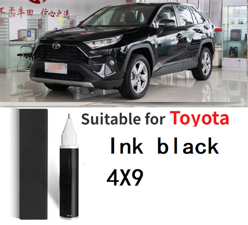 Verf Pen Voor Scratch Geschikt Voor Toyota Zwarte Mica 209 4X9 Parel Zwart 220 Inkt Kristal 209 8M Klassiek Zwart 209 Paars 9ah