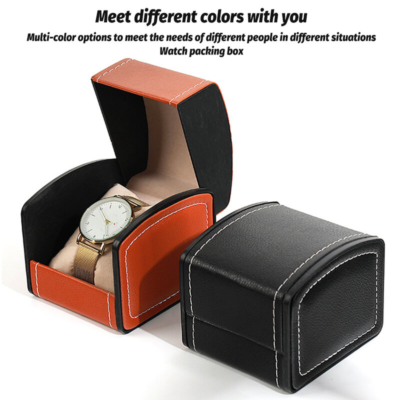 Ledertasche Armbanduhr Aufbewahrung uhren Display Box Cover Kollektion