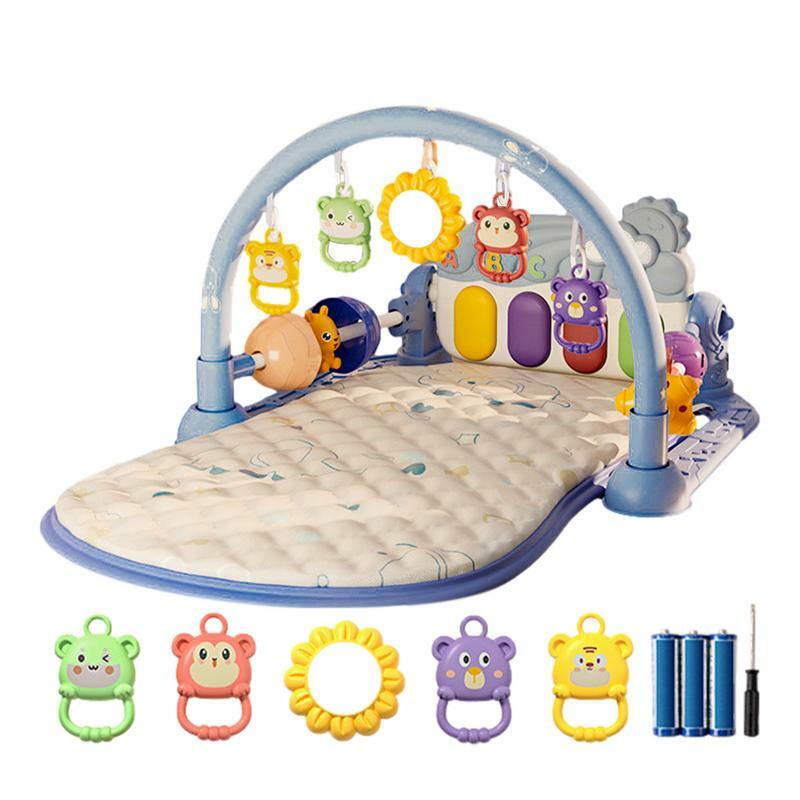 Mata do kopania i zabawy Podświetlana mata aktywności Zabawki Zabawka edukacyjna Inteligentne etapy Zabawki dla maluchów dla noworodków w wieku 0-3 miesięcy