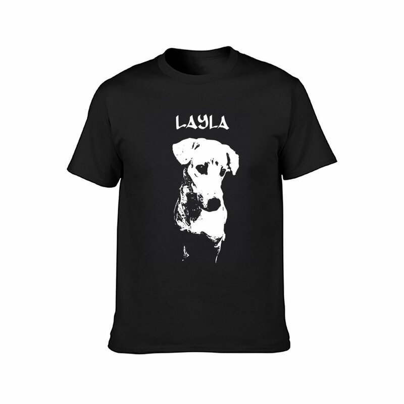Layla-قمصان جرافيك عتيقة للرجال ، قمصان سوداء لمحبي الرياضة