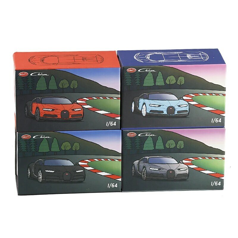 JKM 1:64 Bu-gatti Chi-ron Roadster Série Liga Simulação Modelo Carro