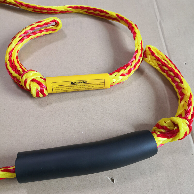 Cuerda de remolque de tubo remolcable 4K de nailon PE con boya de espuma para deportes acuáticos