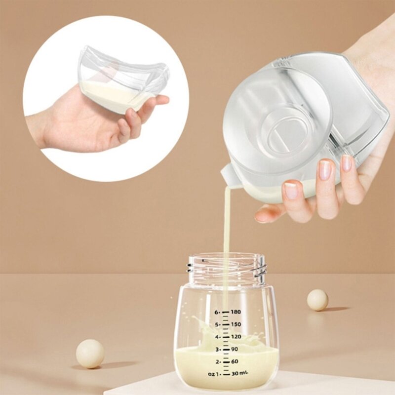 Colector de leche materna suave, taza de silicona para prevención de desbordamiento, almohadilla de lactancia reutilizable, contenedor de leche