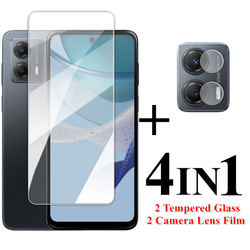 Voor Motorola Moto G53 Glas 6.5 Inch Transparante Screen Protector Voor Moto G53 Gehard Glas Motorola Moto G53 5G lens Film