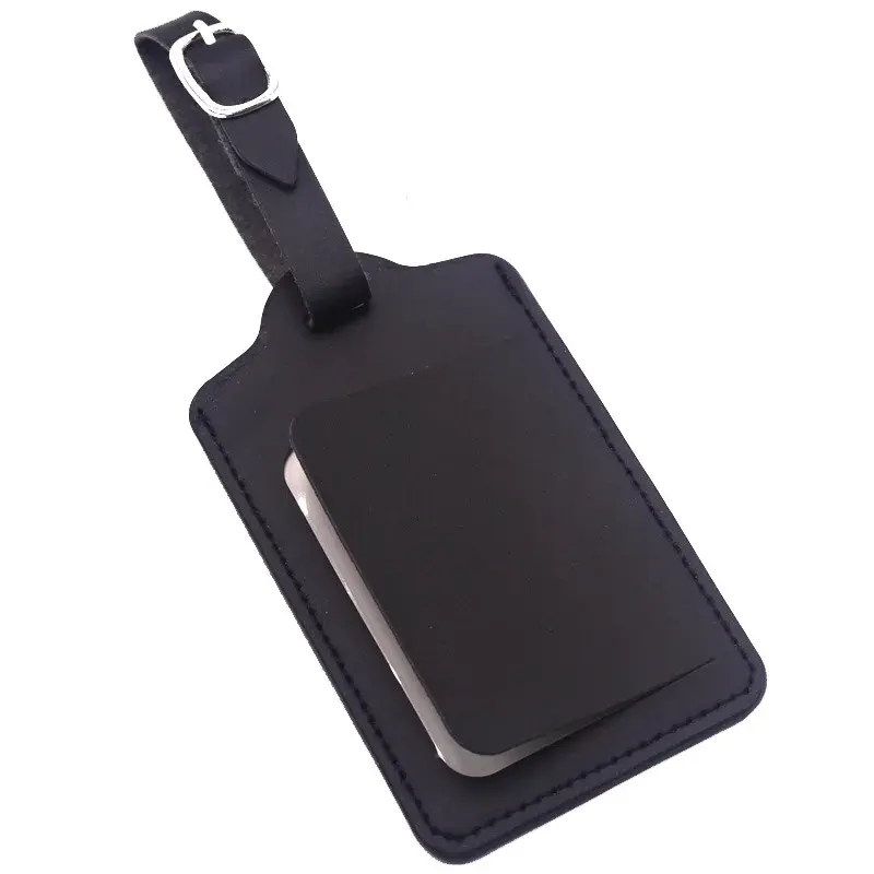 Quality Leather Luggage Tag Travel Accessories Suitcase ID Address Name Holder Baggage Boarding Tag Portable Label Drop Shipping