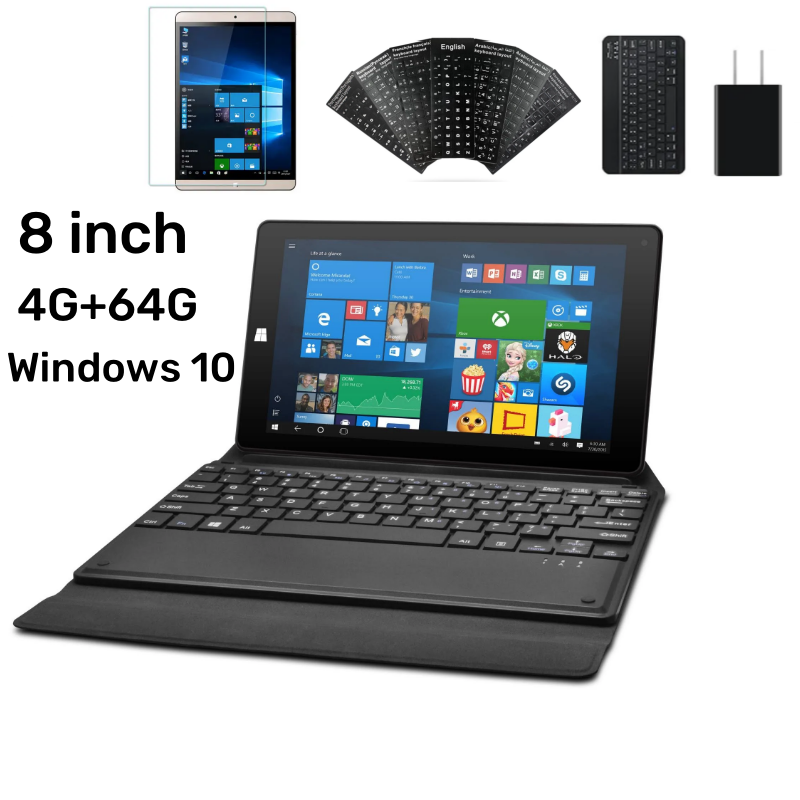 윈도우 10 태블릿 PC 플래시 판매, 64 비트 X5-Z8350 CPU, 1920x1200 픽셀 쿼드 코어, 4GB + 64GB, 8 인치 AR2, 드롭 배송