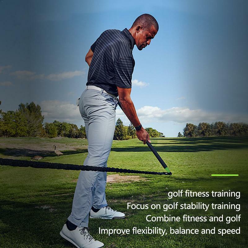 Ayuda de entrenamiento de Golf portátil, entrenador de fuerza de Golf Universal para interiores y exteriores, ayudante de entrenamiento para parques de patio, campo de Golf