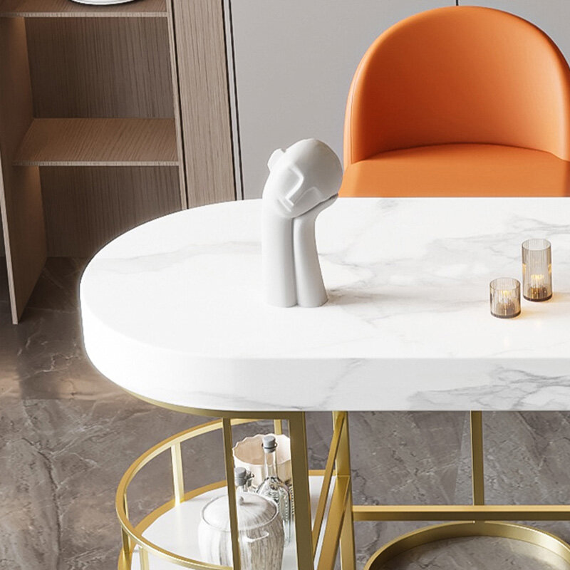 Mesas Minimalistas de Bar Nórdico, Decoração Moderna com Mobiliário Doméstico, Luxuosa Sala e Sala, Branca
