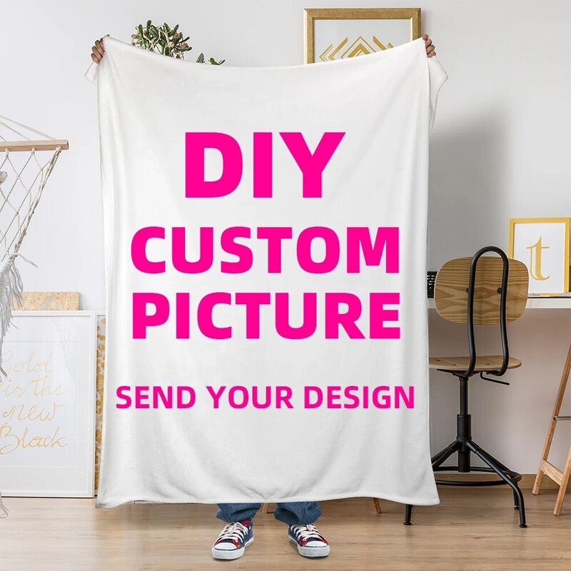 Customized blanket, soft picnic sofa, flannel blanket, children's day, father and mother's day, Christmas birthday gift