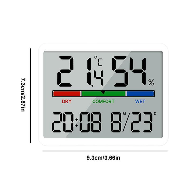 Monitor de temperatura ambiente, humidificador, medidor de humedad, barómetros de temperatura interior para el hogar con alto y bajo