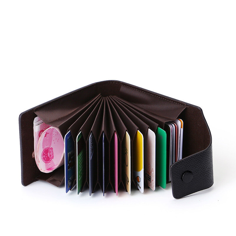 Men Cards Holders Short Coin Pouch Business Card Holder Organizer Protects Wallet Simplicity Anti Demagnetization