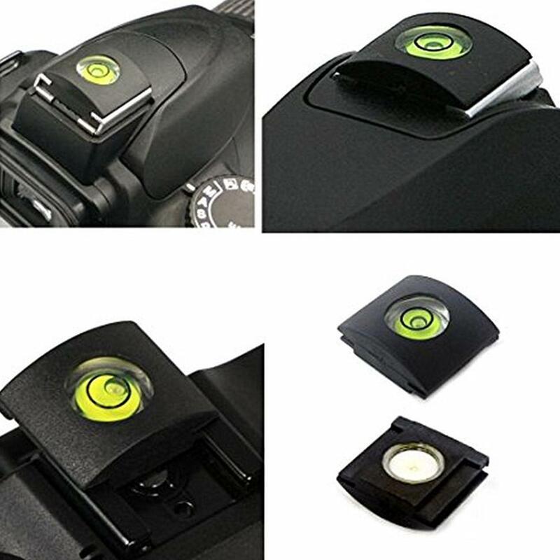 Tapa de cubierta de zapata de Flash para cámara, nivel de burbuja DLSR, accesorios de cámara para Canon/Nikon/Pentax/Fuji, 1-5 piezas