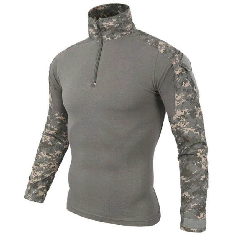 CamSolomon-T-shirt et pantalon de survêtement militaire en plein air, vêtements de l'armée de chasse, entraînement sur le terrain CS, camouflage grenouille, Y-FJHiking
