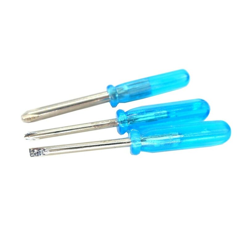 50pcs Mini 3.0/2.0mm Flat-blade  Slotted Cross Head Small Screwdriver For Mobile Phone Xbox 360 Wireless Controller Repair Open