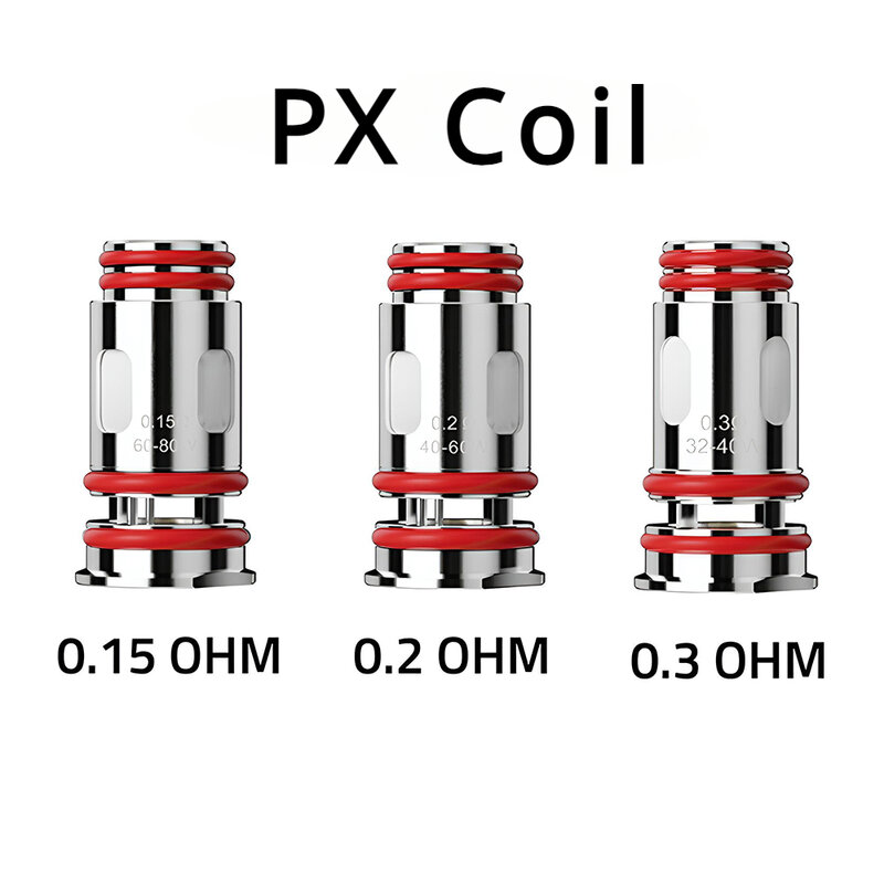 AosVape-bobina de malla PX, 0,15 ohm, 0,2 ohm, 0,3 ohm, cabezal de núcleo DTL MTL para PnPP X Tank Cartridge Drag S2 X2 Kit