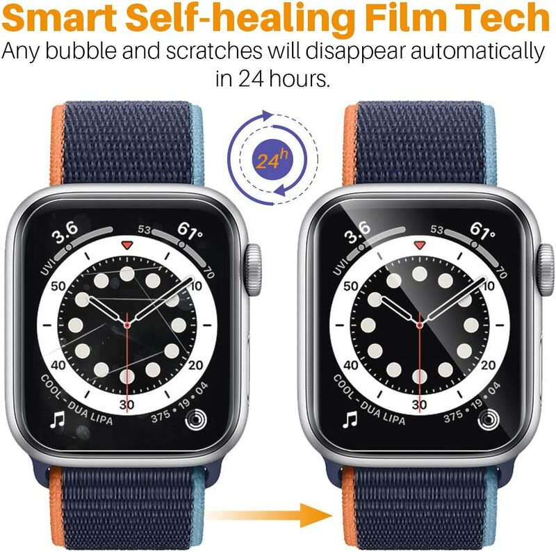 Folia zabezpieczająca ekran do zegarka Apple Watch Ultra 8 7 6 SE 5 4 3 45MM 41MM 40MM 44MM jasne pełna ochrona nie szkło iWatch 38MM 42MM
