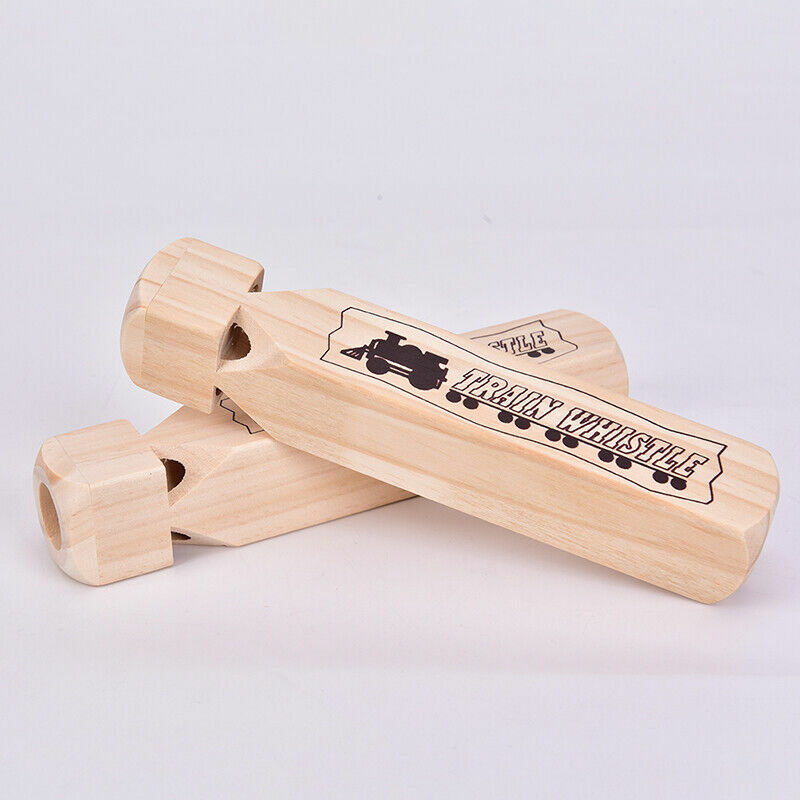 Kids Wooden Train Whistle Music Baby Teaching Wood Toy Musical Instrument Educational Learning Toys For Children Gifts