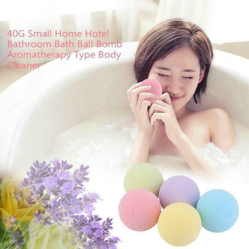 High Quality Bath Bubble Salt Balls Handmade Stress Skin Purely Bathing Relief Natural Clean Tub Bath Body Spa Moisturizing Skin