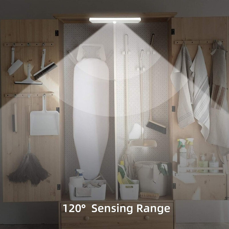 Veilleuse LED sans fil avec détecteur de mouvement PIR, éclairage pour Cisco, armoire, couloir, cuisine, escaliers, 9cm, 19cm