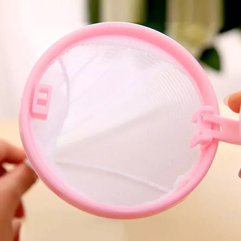 Raccoglitore di depilazione portatile filtro a rete per la pulizia dei vestiti sacchetto a sfera collettore di Fiber sporche filtro per lavatrice sfera per bucato