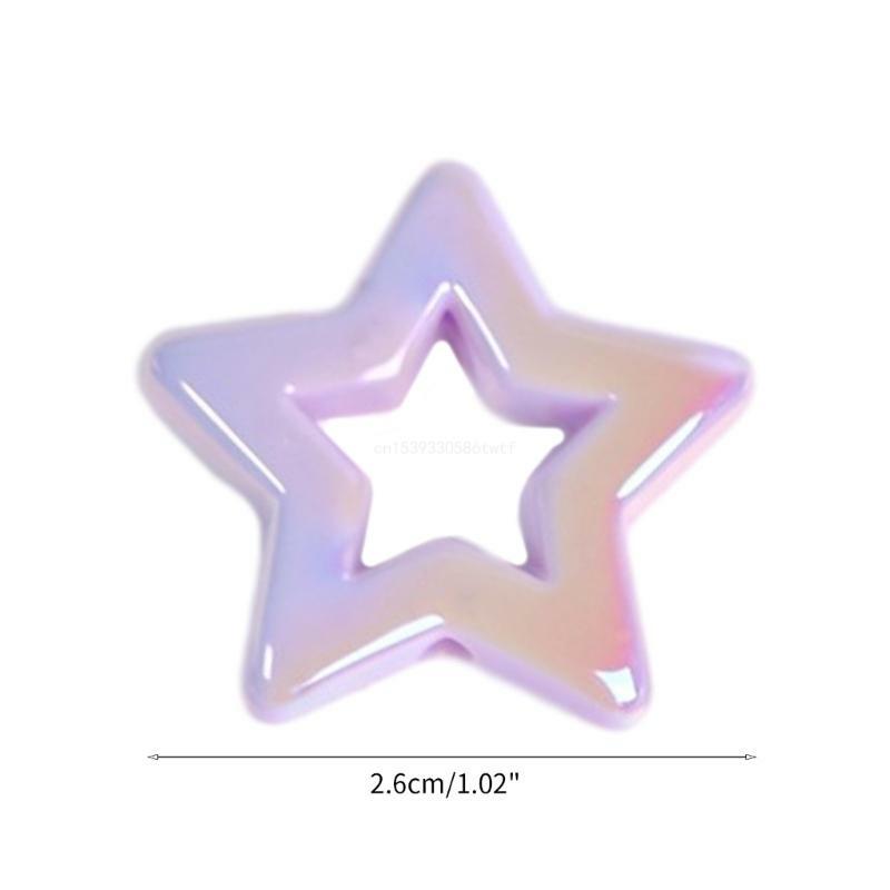 Pusta zawieszka kształcie gwiazdy Wisiorek kształcie gwiazdy Pusta kształcie gwiazdy część do tworzenia biżuterii Materiał