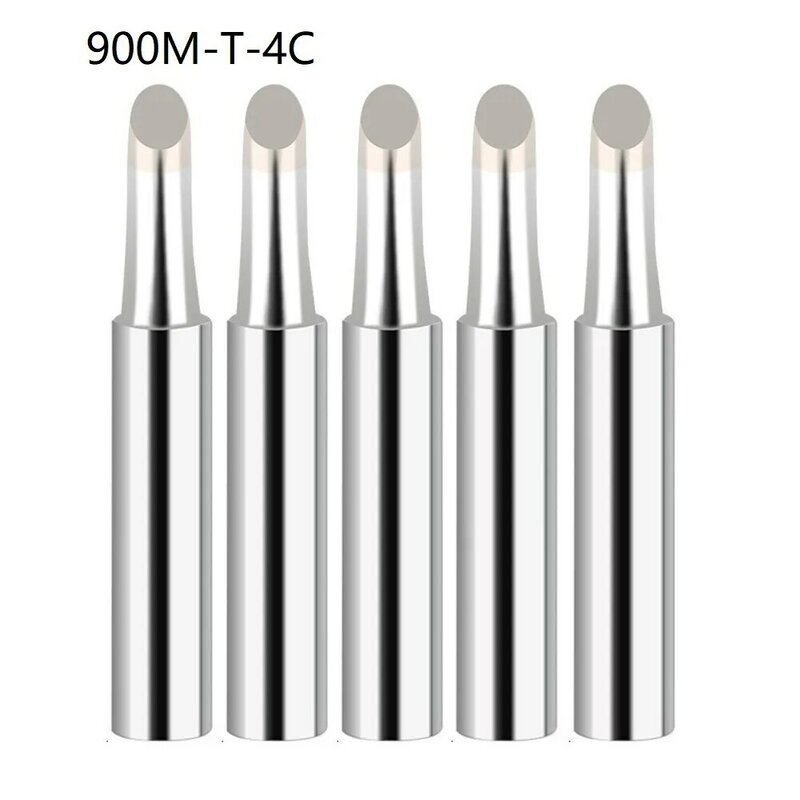 5Pcs 900M-T Soldering Iron Tips IS/I/B/K/SK/2.4D/3.2D/1C/2C/3C/4C Lead-Free Welding Tips Head