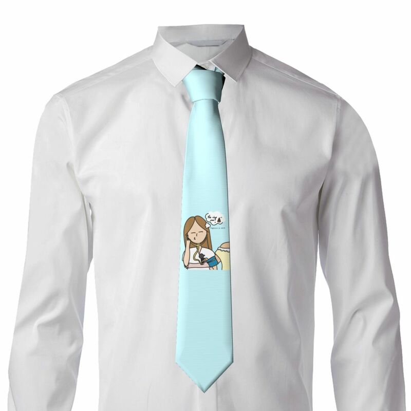 Corbata clásica de seda personalizada para hombre, accesorio para fiesta, médico, Enfermera