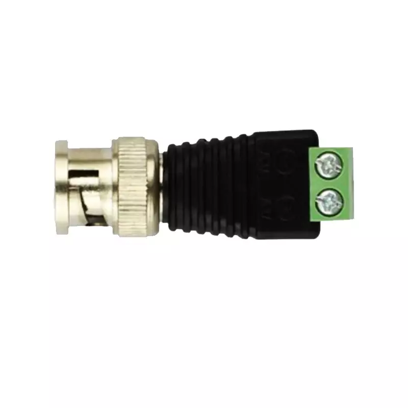 Konektor BNC DIY untuk CCTV kamera Video pengawasan koaksial/Cat5/Cat6 kabel