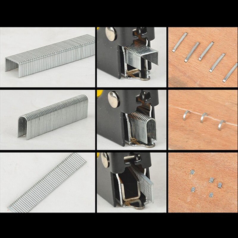 Stapler bingkai mebel 1, alat Stapler Stainless steel 80 alat tetap tangan dalam