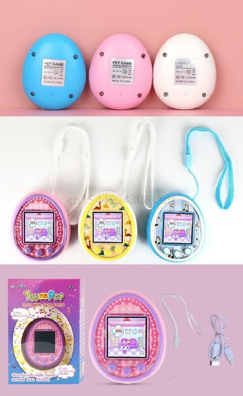 Tamagotchis Electronic Pets Brinquedos para Crianças, Nostálgico Engraçado, Em Um Virtual Cyber Pet, Tela Digital E-pet Color HD