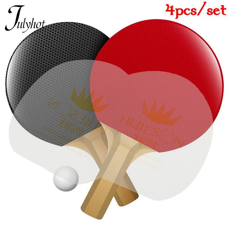 Housses de raquettes de ping-pong en PVC, film de protection transparent en caoutchouc pour tennis de table, 4 pièces