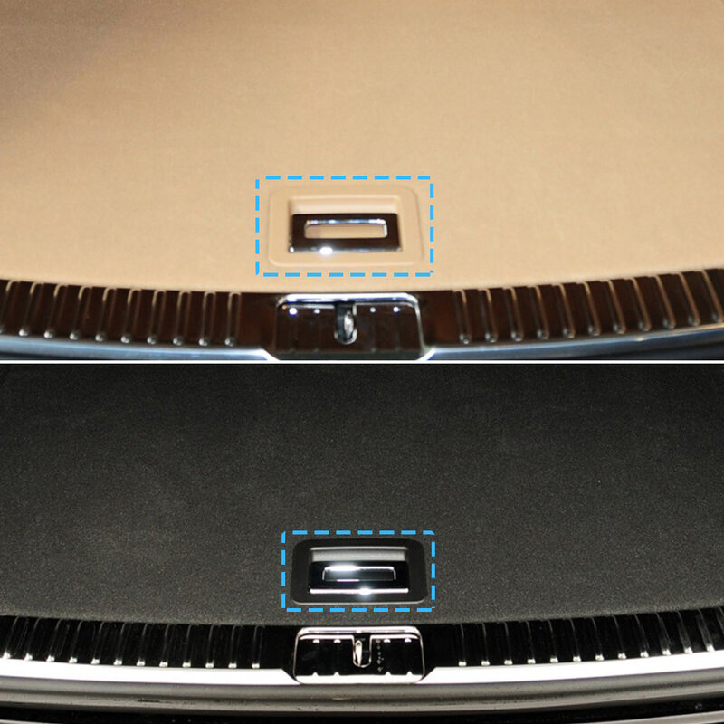 Cubierta trasera de maletero de coche, alfombrilla de placa inferior, manija de alfombra para Porsche Cayenne 7P5 2011-2016 958551115001E0 958551115004H6