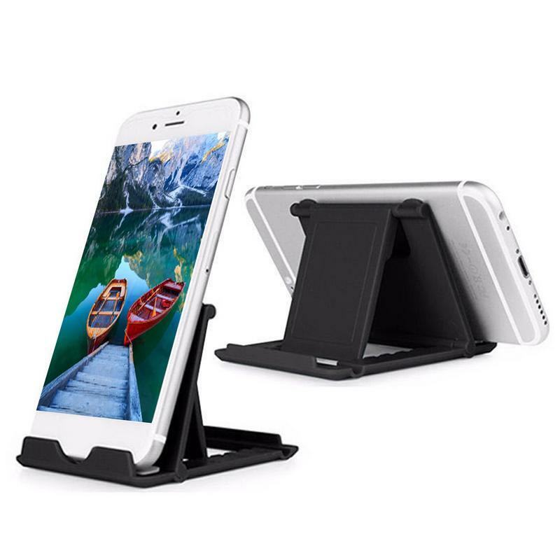 Suporte dobrável para celular, Suporte ajustável do smartphone móvel, iPhone X Tablet, Samsung S10
