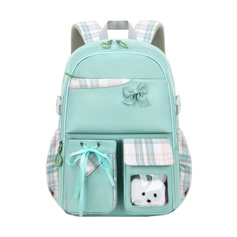 Милый нейлоновый рюкзак, повседневный рюкзак для учеников и детей, школьная сумка с бантом, сумка для книг