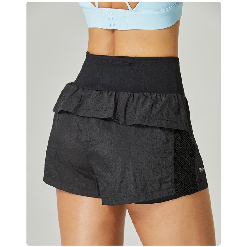 Pantalones cortos deportivos de secado rápido para mujer, Shorts holgados, informales, transpirables para Fitness, nuevos
