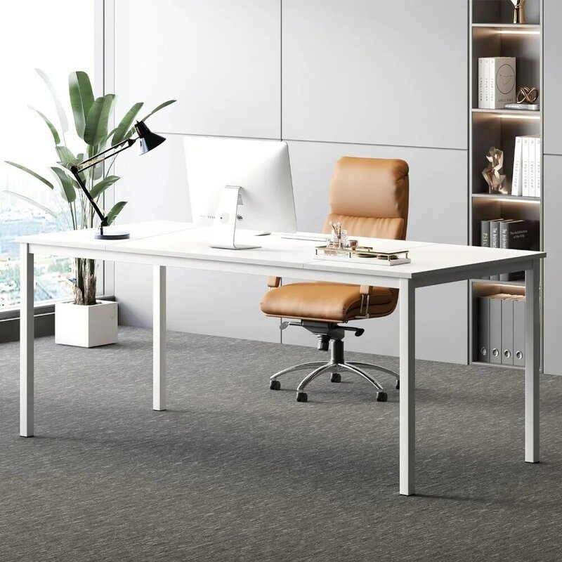 Need 70.8 Inch Executive Office Desk, Large Stylish Computer Desk, Simple Study Writing Desk, Workstation Business Furniture