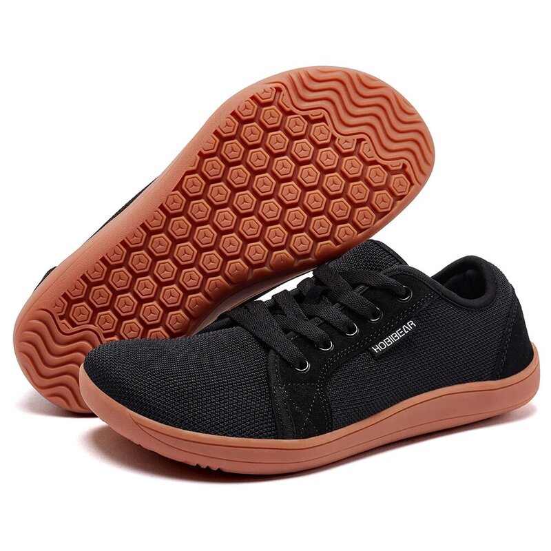 Hobibear rộng Giày chân trần cho phụ nữ Mens ngoài trời Đường Mòn chạy Zero Drop Casual Sneaker