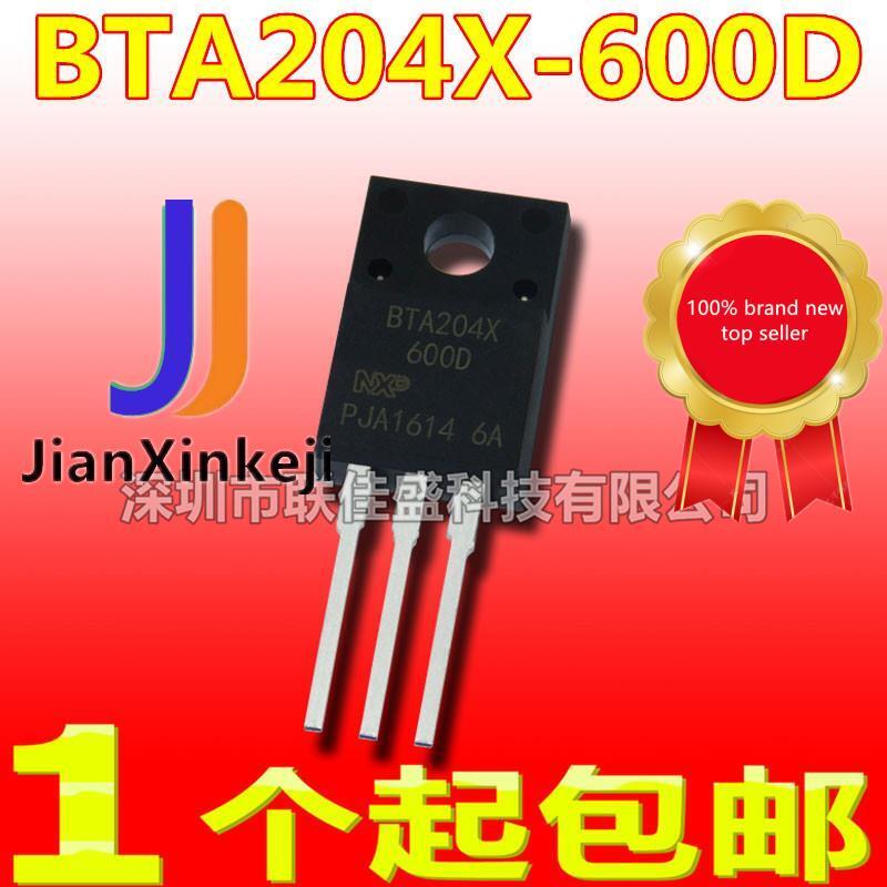 10pcs 100% orginal new  in stock BTA204X-600D BTA204X 4A/600V TO220F Triac
