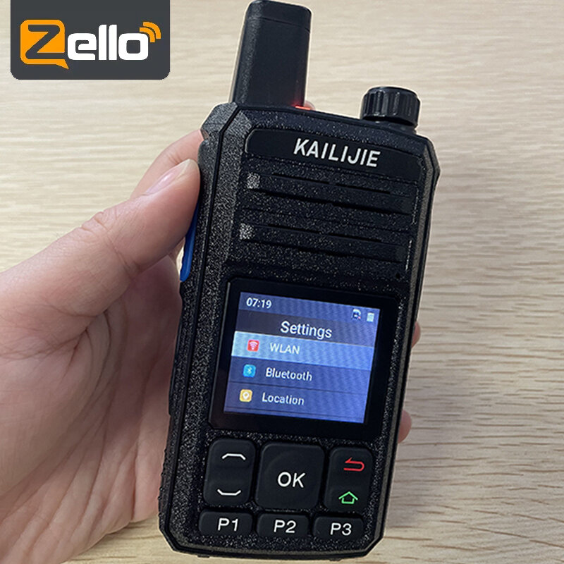 Zello-walkie-talkie 4G LTE, radio comunicador, 400-470 Mhz, batería de 5800Mah